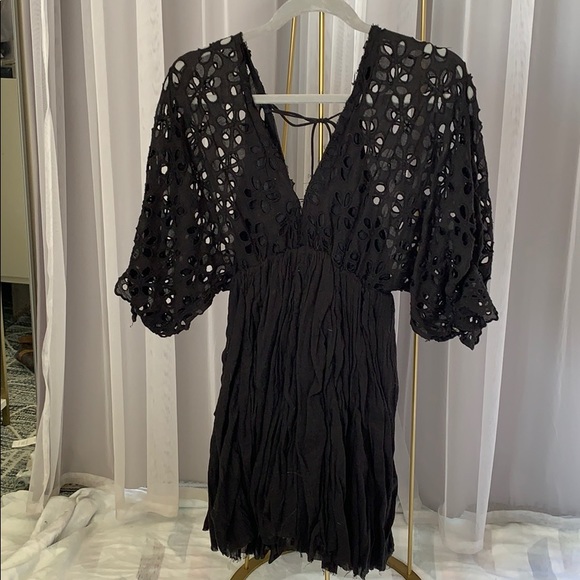 Free People Eyelet Lace Sundress - Picture 4 of 7